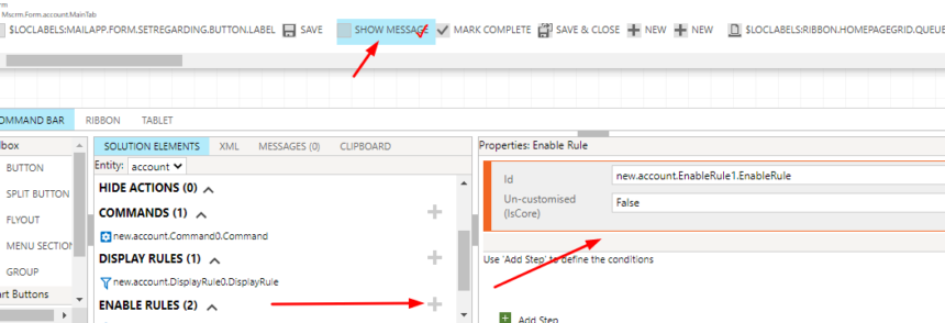 use of Enable Rule using Field Value for commands buttons in Dynamics ...