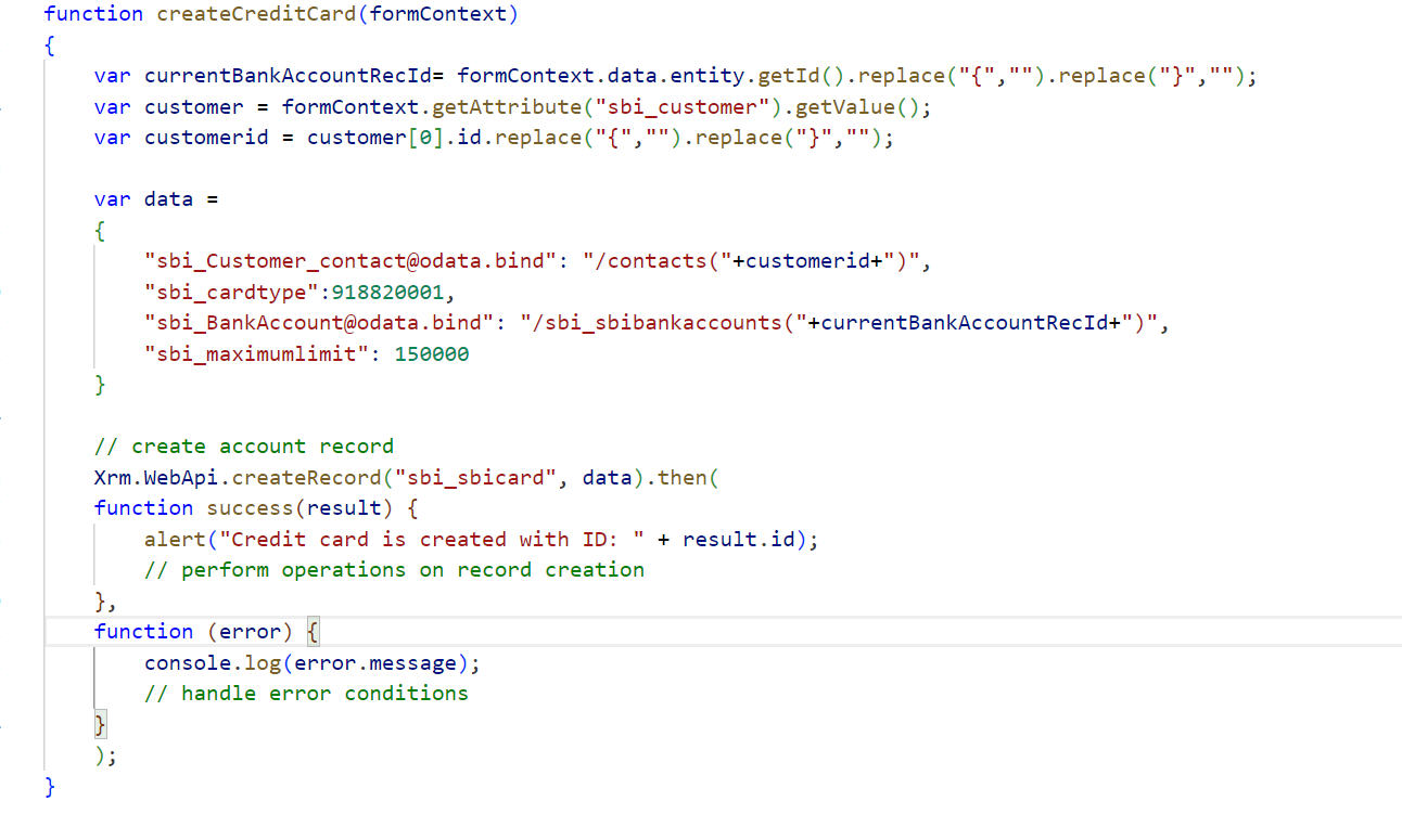 Navigation Property for Lookup Field in Xrm.WebAPI Create – How to use