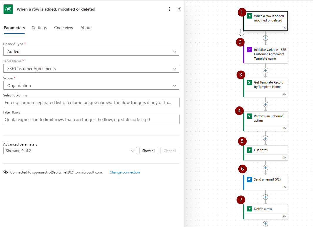 Generate Word Template Automatically from Dataverse Record in Power Automate and Send as an attachment in email outlook