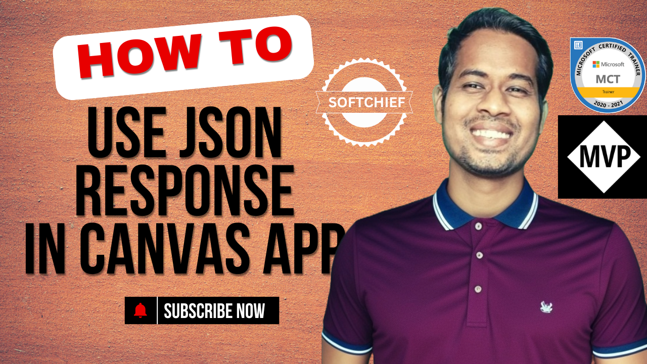 How to use JOSN data in Canvas APP received from a web API response