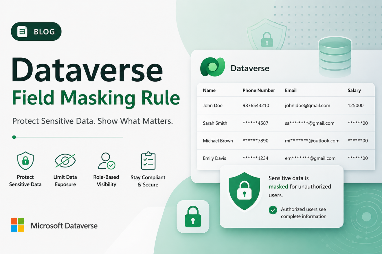 How to Mask Dataverse Field values in Microsoft Power Platform using ...