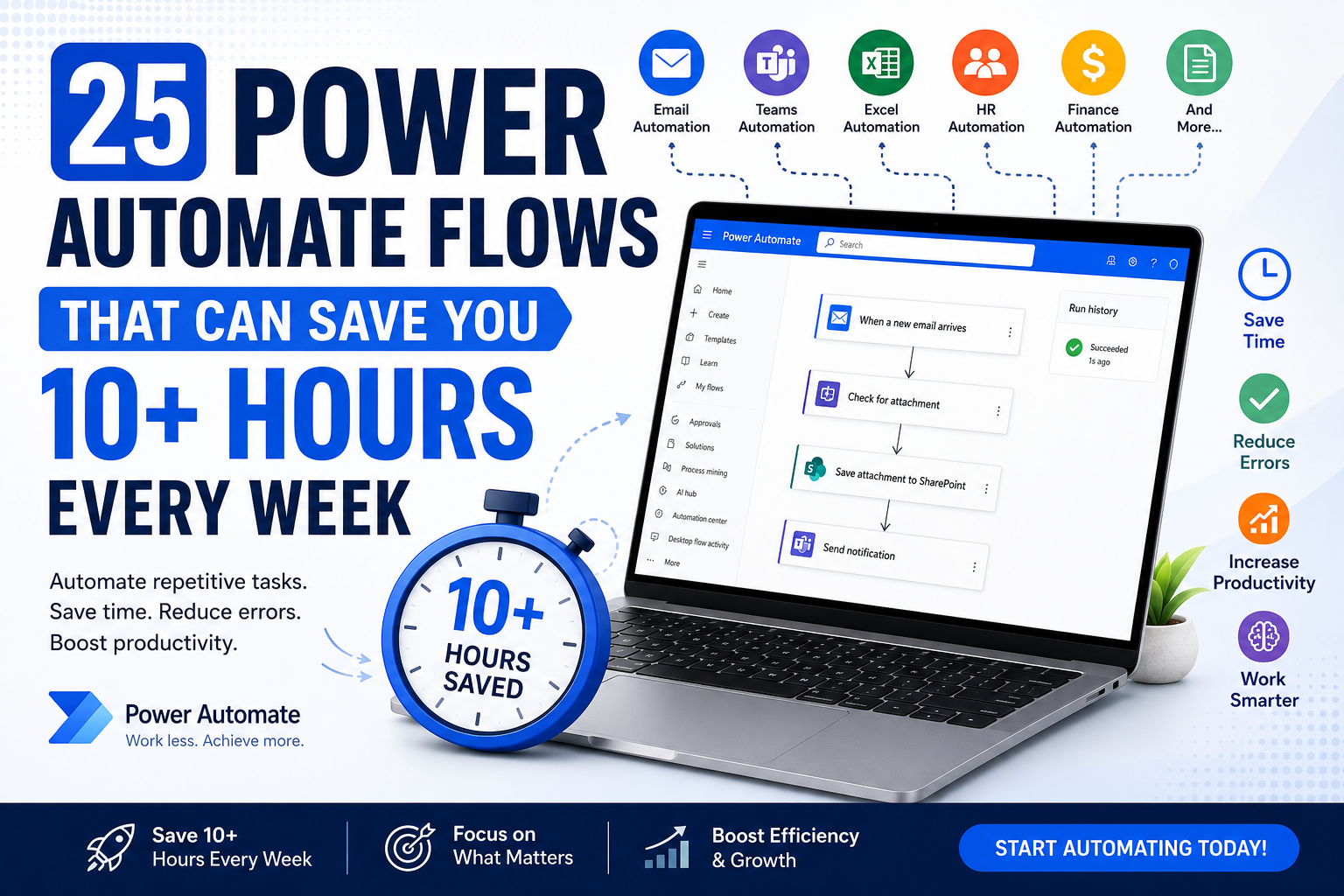 25 Power Automate Flows That Can Save You 10 Hours Every Week