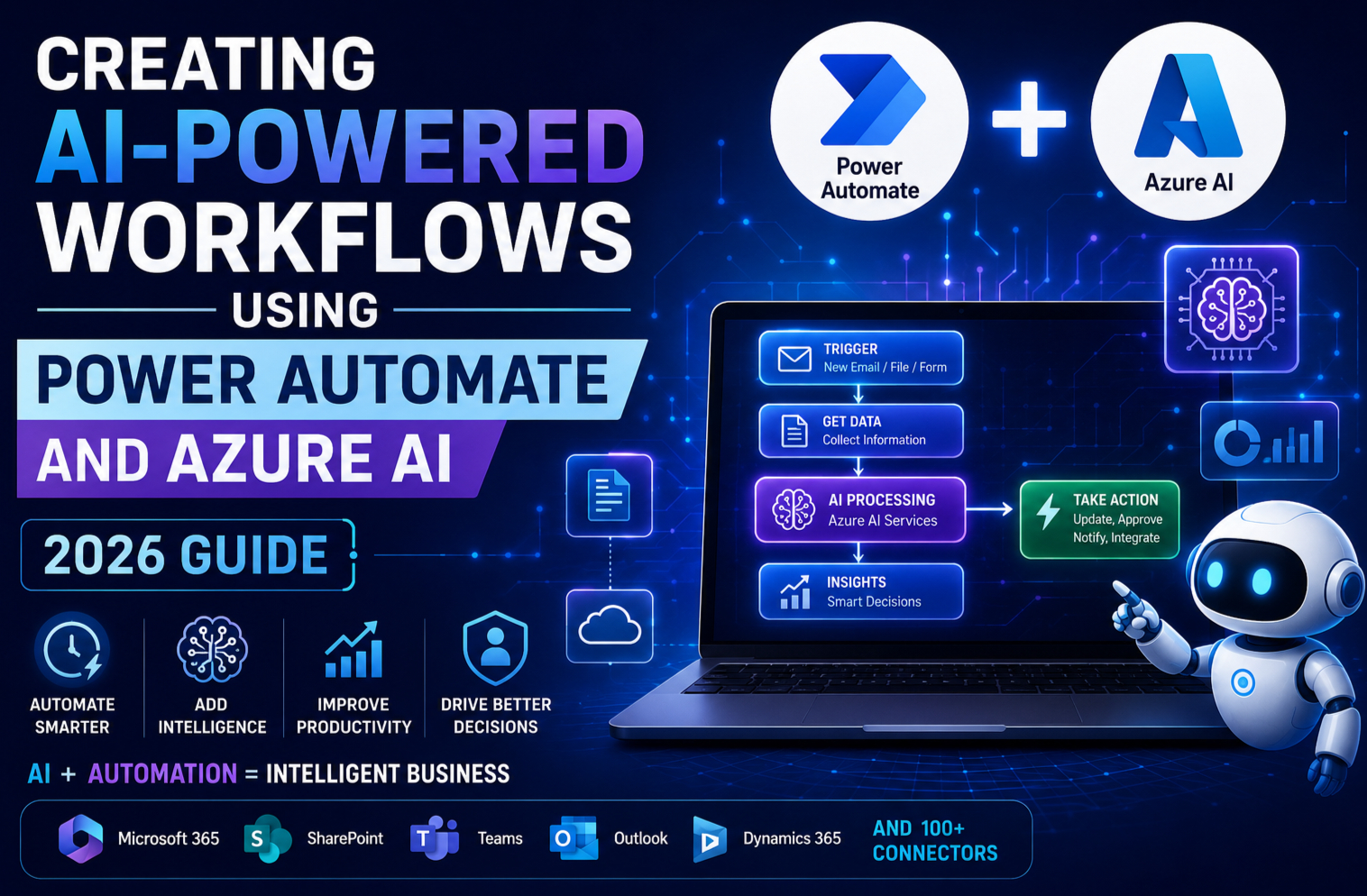 Creating AI-Powered Workflows Using Power Automate and Azure AI