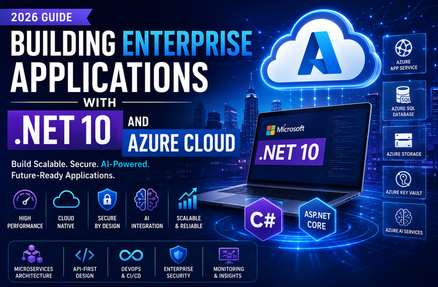Building Enterprise Applications with .NET 10 and Azure Cloud