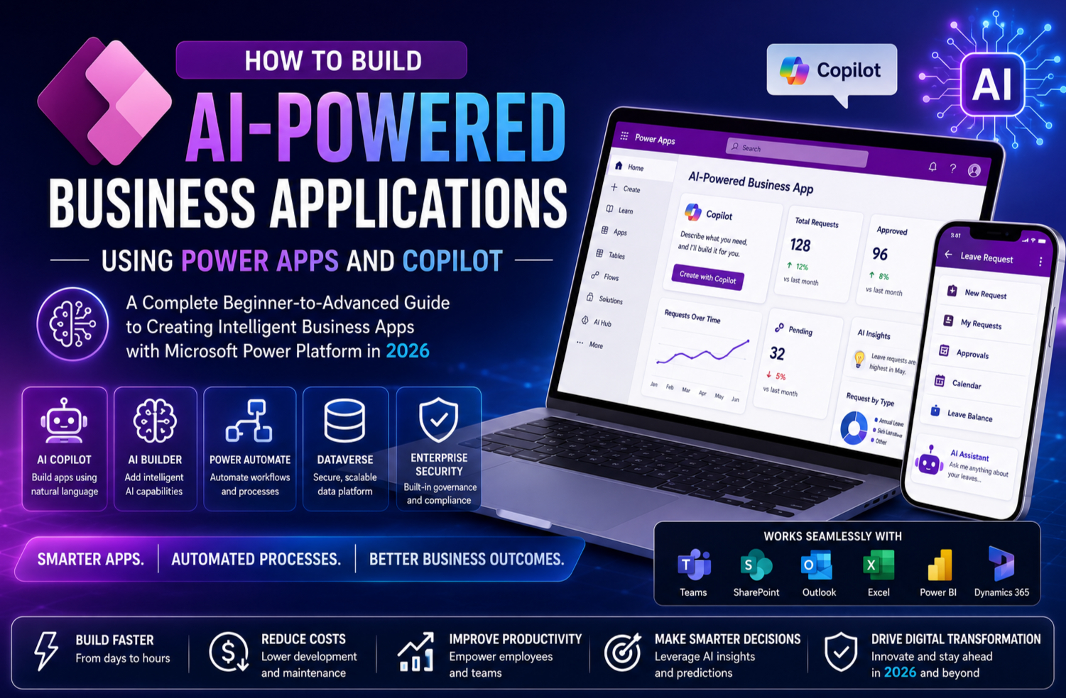 How to Build AI-Powered Business Applications Using Power Apps and Copilot