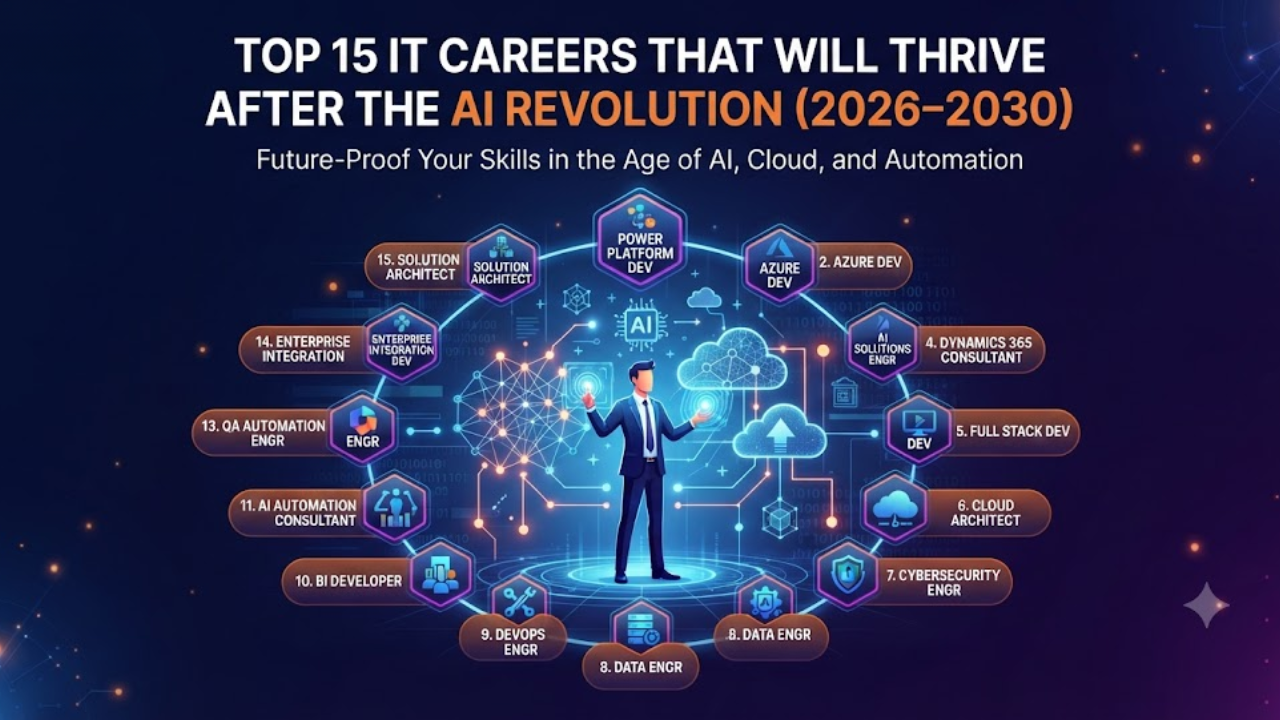 Top 15 IT Careers That Will Still Be in High Demand After the AI Revolution