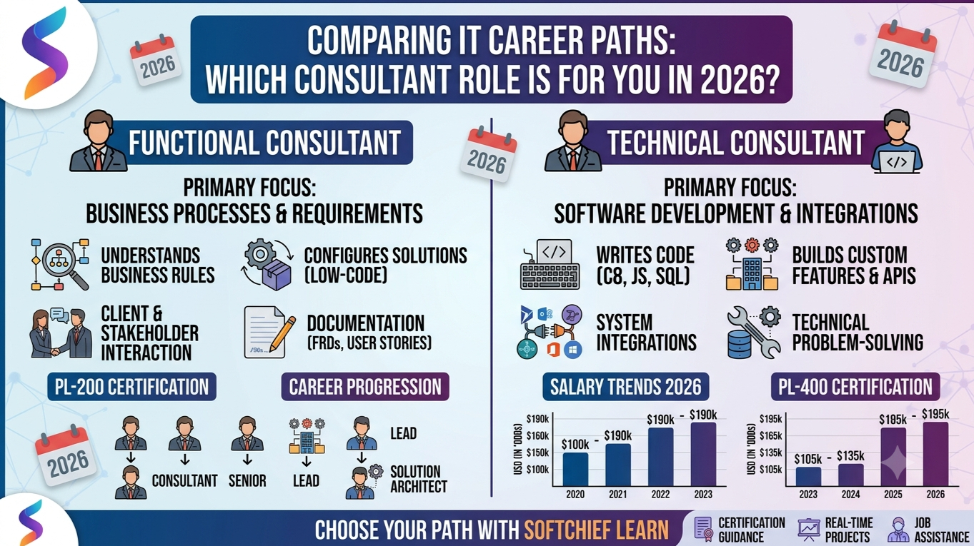 Functional Consultant vs Technical Consultant: Which IT Career Path Should You Choose in 2026?
