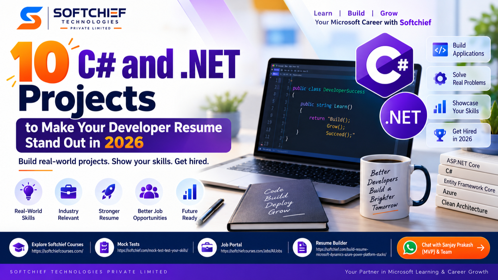 10 C# and .NET Projects to Make Your Developer Resume Stand Out in 2026